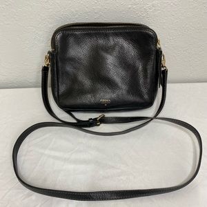 Fossil Leather Crossbody Bag